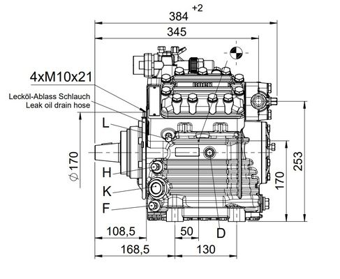 OEMサイズ バスエアコン 冷蔵コンプレッサー FKX40 560TK