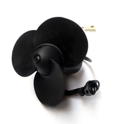 2010- プラスチックバスのアクセサリー 単速長ポール 黒いドライバーファン