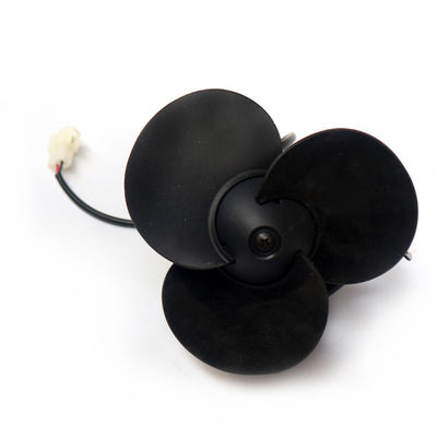 2010- プラスチックバスのアクセサリー 単速長ポール 黒いドライバーファン
