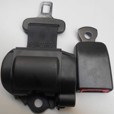 HAISE CLASSIC ゴールデンドラゴン バス部品用 超薄型 2 点小型引き込み式 黒色安全ベルト